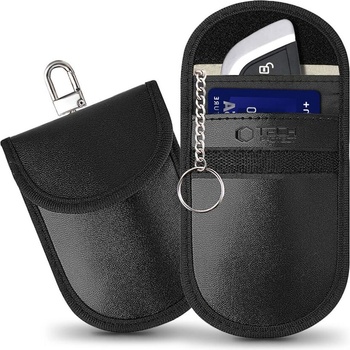 Tech-Protect Калъф за блокиране на RFID сигнал от Keyless Go ключ от Tech-Protect KLR100 Pouch - Черен (5906302376186)