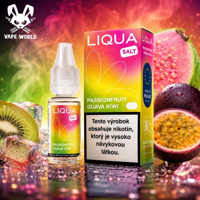 Liqua Salt Passionfruit Guava Kiwi 10 ml 10 mg
