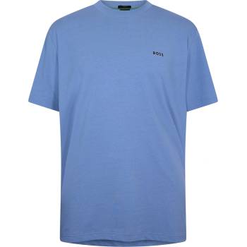 Boss Тениска Boss Men's Logo T-Shirt Logo Design - Open Blue