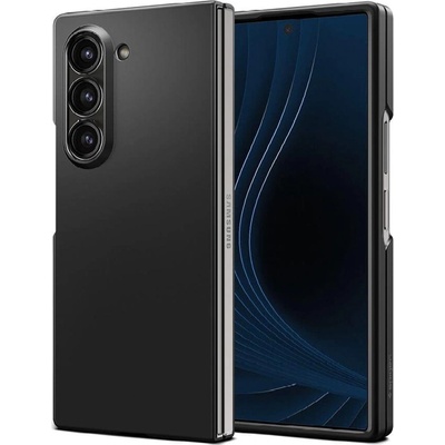 Spigen Тънък Калъф за Samsung Z Fold 6, Spigen AirSkin Case, Черен (ACS07816)