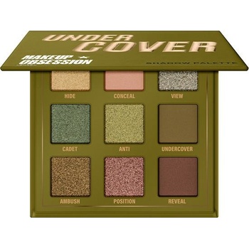 Makeup Obsession Mini Palette paletka očních stínů Under Cover 11,7 g