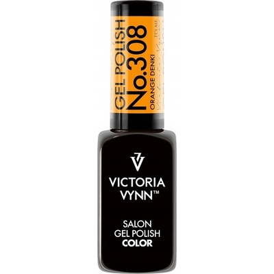 Hybridní lak barevný lak Victoria Vynn 308 orange denki 8 ml