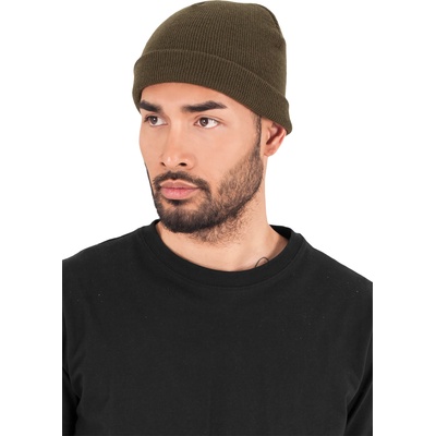 Urban Classics Шапка бийни в масленозелен цвят Heavyweight BeanieUB-1500KC-00176 - Маслина, размер one size