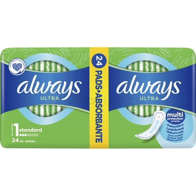 Always Ultra Hygienické Vložky Normal V1 24 ks