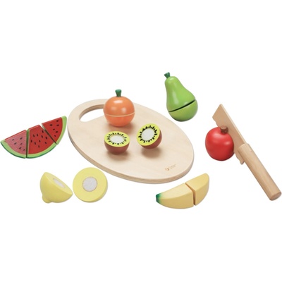 Classic World Детски дървен комплект за рязане - плодове (2824)