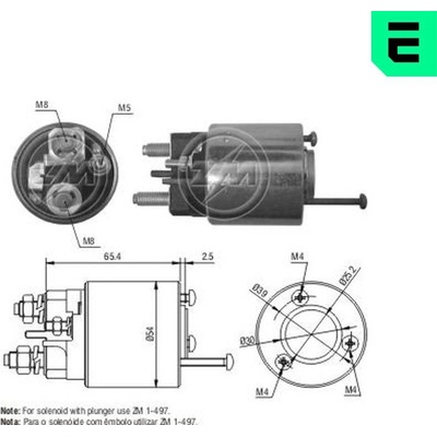 Elektromagnetický spínač, startér ERA ZM497