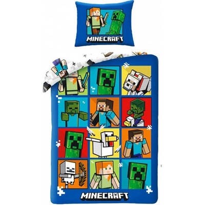 Takoy bavlna obliečky Minecraft-HT-00006 140x200 70x80