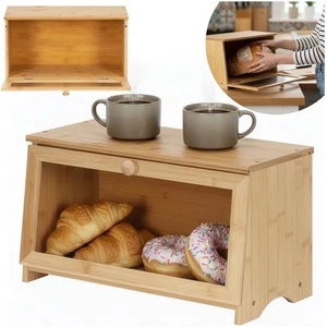 Springos Бамбукова кутия за хляб Springos 40x21x23cm (KI0159)
