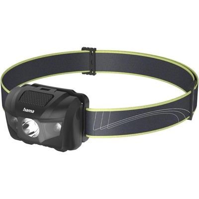 Hama Челник Hama HL200, 3x AAA Micro батерии, 200 lumens, водоустойчив, 5-степенно превключване, черен (HAMA-228615)