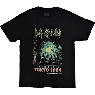 Def Leppard tričko Tokyo šedé
