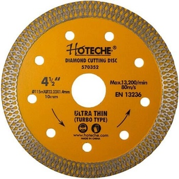 Hoteche Diamantový řezný kotouč 115 mm HT570352