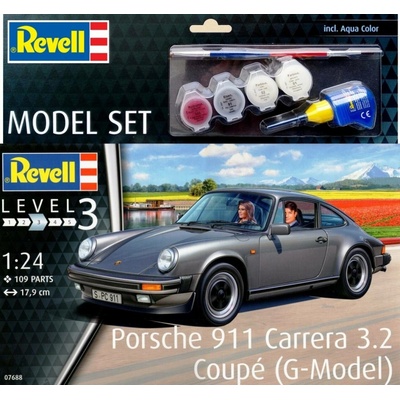 Revell Carrera Porsche 911 3.2 Coupé Model Set 1:24