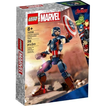 Image 1 of LEGO® Marvel - Captain America Construction Figure (76258)