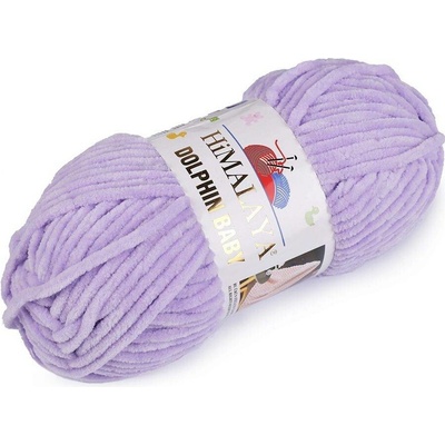 Pletací žinylková příze Dolphin Baby 100 g - 3 (80305) fialová sv.