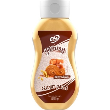 Image 1 of 6PAK Nutrition Yummy Peanut Sauce - Salted Caramel [520 мл] Солен карамел