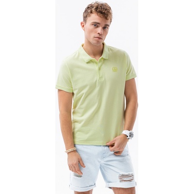 Ombre Polo trička lime