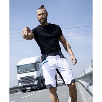 Ardon 4XSTRETCH montérkové šortky BIELE H6603