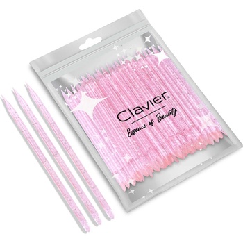 Clavier Plastové tyčinky na úpravu nechtovej kožičky 50 ks