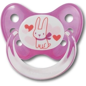 Dentistar Силиконова залъгалка с халка Dentistar - Зайче, размер 2 (22291) - baby