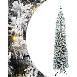 vidaXL С изкуствено коледно дърво с 300 LED светодиода Зелен 240 cm (3395051)