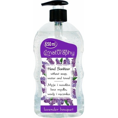 BLUXCosmetics Naturaphy Antibakteriálny gél na ruky s vôňou levandule 650ml