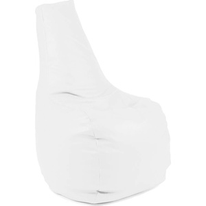 PUFRELAX Пуф, стол, 210л. , Sunlounger - White, PU кожа, Пълнеж от полистиролни перли (PUF-G-S-PU-WH) - topmall