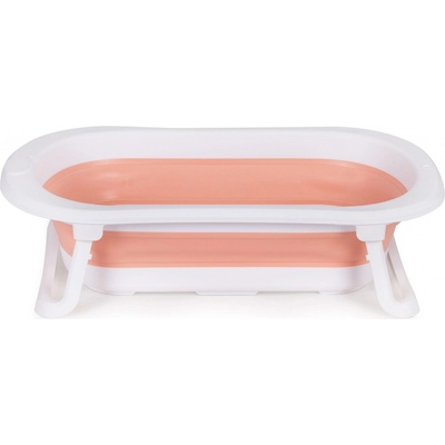 EcoToys Dětská skládací vanička s odtokem růžová Mráček