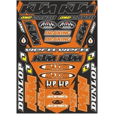 Nálepky moto KTM 1