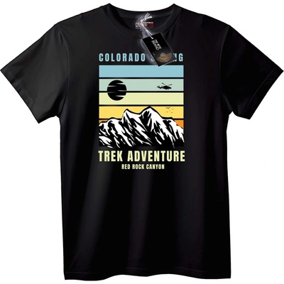 NOONEBRAND Тениска Colorado Приключенски Поход - XS, White