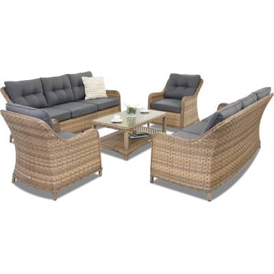 Garden Point Градински мебели от техноратан Toledo Coffee 8 Garden Point cappuccino (GAP323-10)