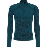 Odlo Синтетично термобельо Odlo Performance Warm Blackcomb Bl Top L/S Half Zip Synthetic base layer - Reflecting Pond (014-2613-0113)