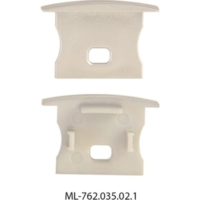 ML-762.035.02.1 Koncovka pro AC s otvorem, stříbrná barva, 1ks