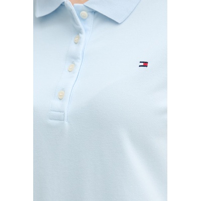 Tommy Hilfiger тениска с яка дамска с памук (WW0WW43224)