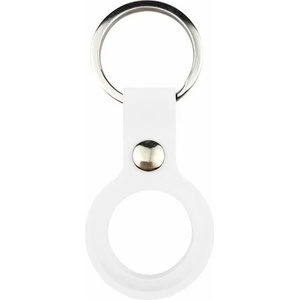 JC Силиконов ключодържател за Apple AirTag - JC AirTag Silicone Keyring (бял)