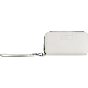 Bugatti Дамски кожен портфейл Bugatti Elsa Long Double Zip Wallet, бял (49 4629 40)