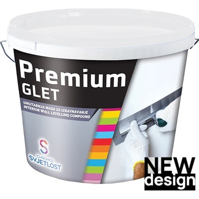 SVJETLOST PREMIUM GLET Na jemné vyrovnávanie vnútorných stien 3kg