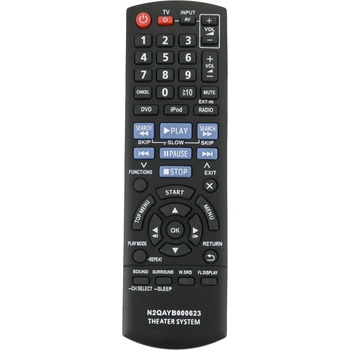 съвместим Panasonic n2qayb000624 - заместител дистанционно управление (n2qayb000624)