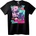 NOONEBRAND Тениска Лос Анджелис хъстъл - 2XL, Black