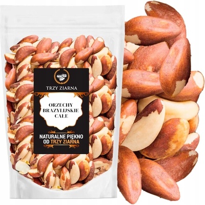 Trzy ziarna Brazílske orechy celé orechy 100 g