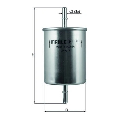 Palivový filter KNECHT KL 79