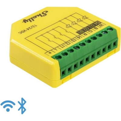 SHELLY Plus RGBW PM Modul řízení LED pásků, WiFi, Bluetooth