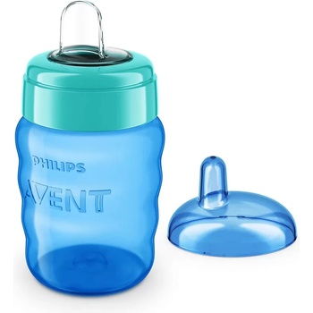 Image 1 of Philips Неразливаща се чаша с мек накрайник Philips Avent - За лесен преход синя, 260 ml (00A.0489.003)