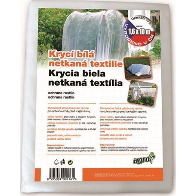 Agro Netkaná textília krycia, biela, 1,6 × 10 m