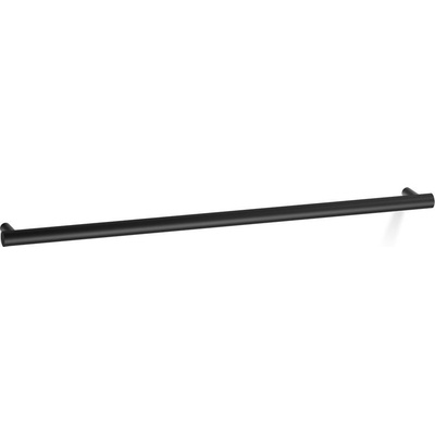 DECOR WALTHER Закачалка на релса за кърпи Bar 60 см черен мат (0856360)