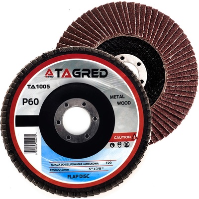 Tagred Lamelový korundový kotouč 125 x 22,2 mm 60 TA1005