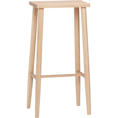Hübsch Бар стол от масивен дъб в естествен цвят (височина на седалката 72 cm) Folk - Hübsch (880513F)