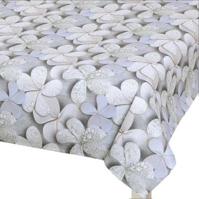 Bellatex Ubrus Dita Květ šedá 140x200cm
