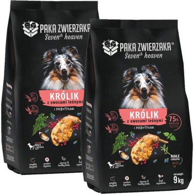 Paka Zwierzaka Siedme nebo Králik s lesnými plodmi 2 x 9 kg
