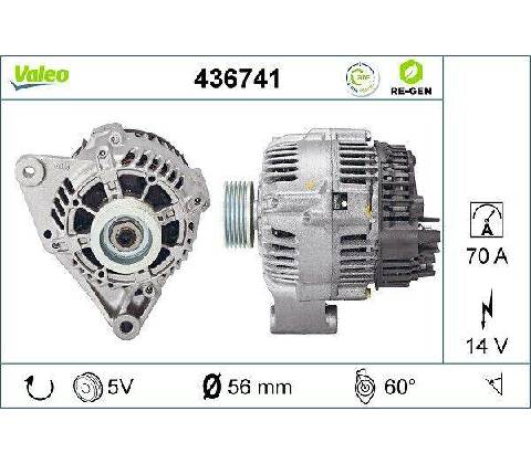 Generátor VALEO 436741