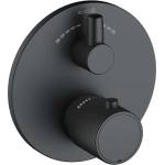 Kludi Zenta SL - Скрит термостатен кран, за 2 уреда, черен мат 388103945 (388103945)